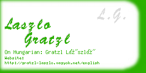laszlo gratzl business card